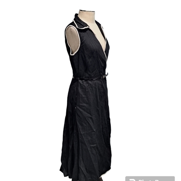 MJ Collection 100% linen wrap dress size 14 - Picture 1 of 5